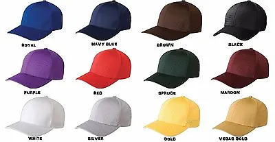 $8.95 • Buy FLEXFIT Structured Athletic Mesh FITTED Sport Cap Teens Or MEN 6777 Baseball Hat