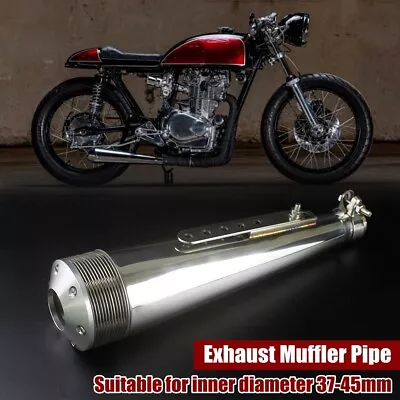 37-45mm Street Bike Motocross Exhaust Muffler Pipe Silencer For Scooter ATV Quad • $94.76