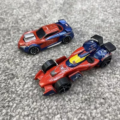 2 X Majorette Spiderman Cars Diecast Toy Marvel 2012 Bundle 3” • £6.99