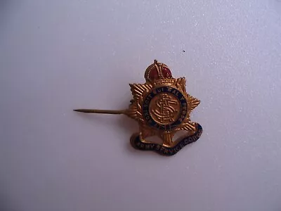 Army Service  Corps Honi Soit Qui Mal Y Pense Enamel Pin Badge • £15.50