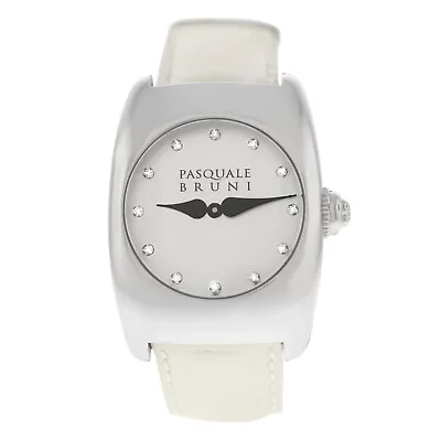 Pasquale Bruni PBU 001 AC CA Stainless Steel Diamond MOP Quartz 29MM Watch • $465