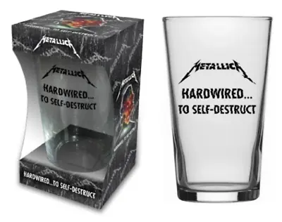 METALLICA  1 PINT BEER GLASS - Choice Of 9 • $16.17