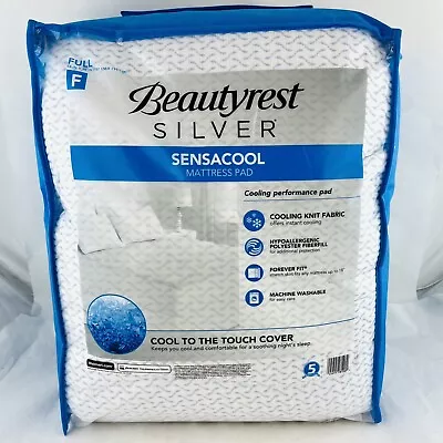 Beauty Rest Silver Sensacool Mattress Pad  Full Size 54 In X 75 In • $24.99