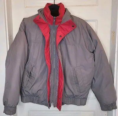 Members Only Jacket Mens Size 40 Medium Down Puffer Bomber Vintage 80s • $51