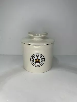 King Arthur Baking Company Butter Bell Keeper Crock 4” Chantal Dish Stoneware • $22.91