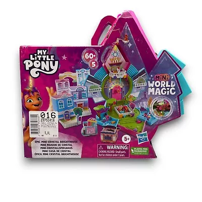 My Little Pony Mini World Magic Epic Crystal Playhouse Set Of 5 Collectible Figures • £32.96