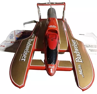 1/12 Scale Miss Budweiser Unlimited Hydro-plane Boat Electric 1988 Issue (RARE) • $160