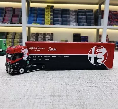 ZD Maxwell 1:64 Scania S730 Enclosed Double Deck Truck Model Diecast Metal Car • $119.99