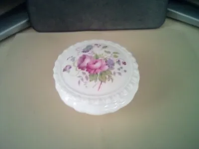 Coalport Lidded Trinket Box “shrewsbury” Floral - Vgc - No Box • £6.45