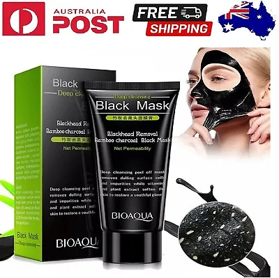 $9.99 • Buy Deep Cleansing Peel-Off Pore Purifying Face Mask Charcoal Blackhead Remover Mud