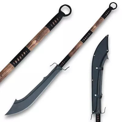Forged Warrior Chinese War Sword | 1/2  Thick Steel Blade | Includes Sheath • $72.99