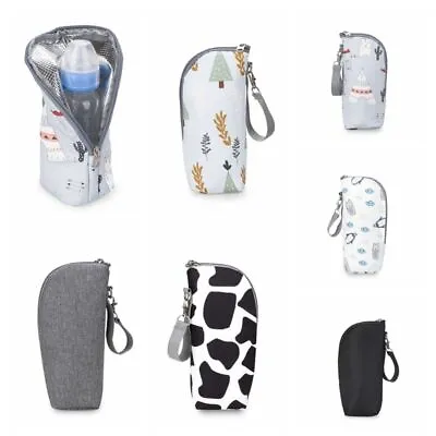 Baby Feeding Milk Bottle Milk Warmer Insulation Thermal Bag Baby Bottle Thermos • £6.67