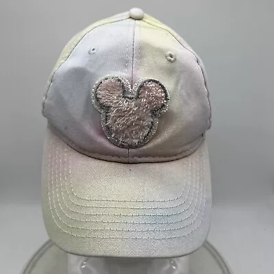 Mickey Mouse Ears Youth Hat  Baseball Cap Tie Dye PInk Rainbow Adjustable * • $9.99