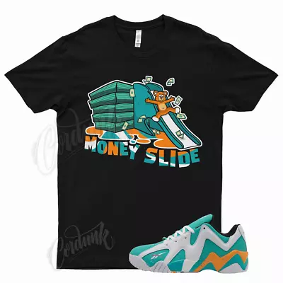 Black SLIDE T Shirt For Kamikaze II Low Miami Spearmint Maximum Orange • $26.99