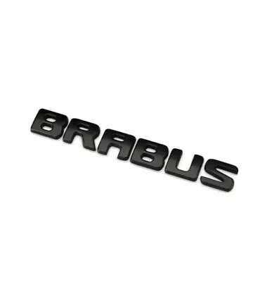 Mercedes Benz BRABUS Emblems Car Rear Flat Lettering Badge Sticker Black • $16.05