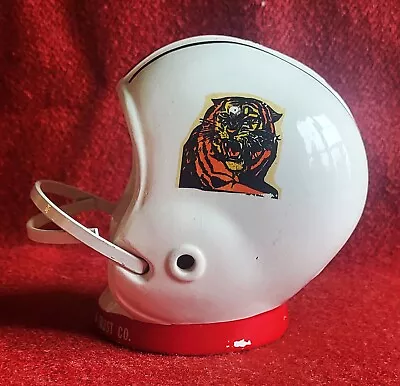 Vintage University Of Memphis Tigers Ceramic Football Helmet Bank 1960s! • $49.95