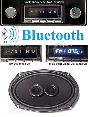 1974-1978 Ford Mustang II Bluetooth Radio + Dash Speaker 300 Watts 740 • $441