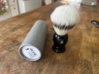 Muhle Silvertip Large Synthetic Shaving Brush -Black 23mm - Pre-Owned • $49.99
