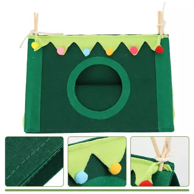  Pet Sleeping Tent Christmas Hamster Hideout Nest Chinchilla • £11.95