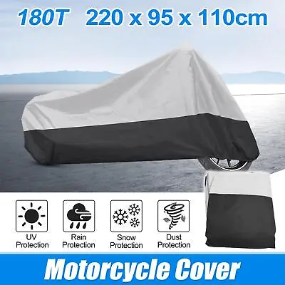 XL Motorcycle Cover Waterproof For Kawasaki Cruiser Vulcan 2000 900 VN 2000 1600 • $19.99