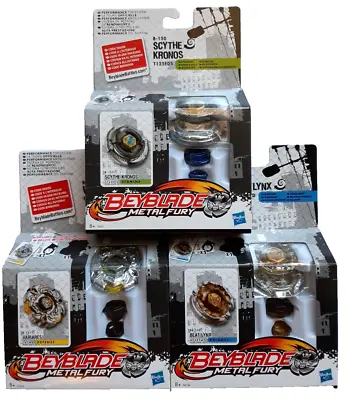 Beyblade Metal Fury 3 Pieces - Hasbro 2012 • $33.64