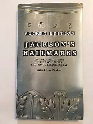 Pocket Edition Jackson's Hallmarks - Hardback By Pickford Ian - SIGNED • £19.99