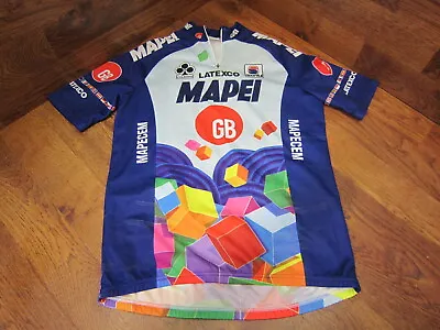 Vintage Mapei Short Sleeve Cycling Jersey - Large • $149.99