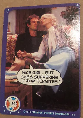 Vintage Mork And Mindy Trading Card #89 Robin Williams • $1.61