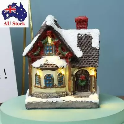 Figurines Decoration Christmas Village Ornaments  Holiday Gift • $24.75