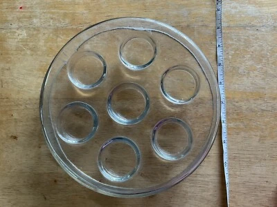 £4 • Buy Glass Multi Candle/tealight/votive Holder. Large Size For 7 Candles.
