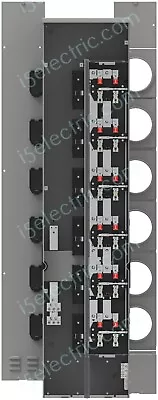 Siemens Power Mod WMM61225J 6-Gang 225A Single Phase Ring Meter Pak Stack Socket • $3499