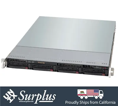 1U Server (6-8 VM's) Vsphere VPS Short Depth 20  XEON 3.5Ghz 32GB RAM X10SLM-F • $199