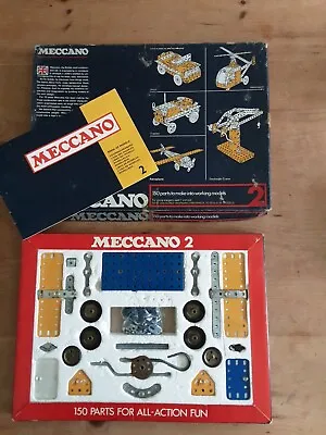 Meccano 1977 Outfit 2 Complete With Instructions • £14.99