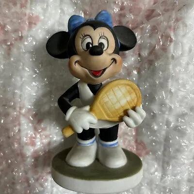 Vintage Walt Disney Productions Minnie Mouse Tennis Figurine • $13