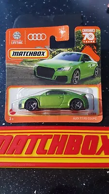 Matchbox ~ Audi TT RS Coupe Green 21/100 70yrs Ed.  More NEW MB Models Listed • £3.69