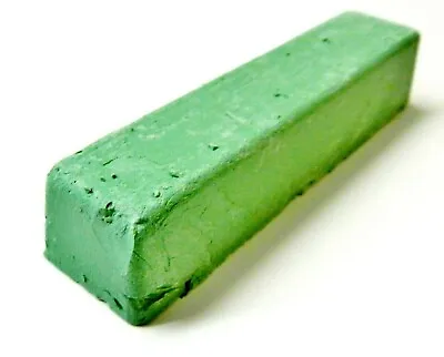 Jewelers Green Rouge Jewelry Polishing Compound High Luster Polish 5oz Bar   • $10.85