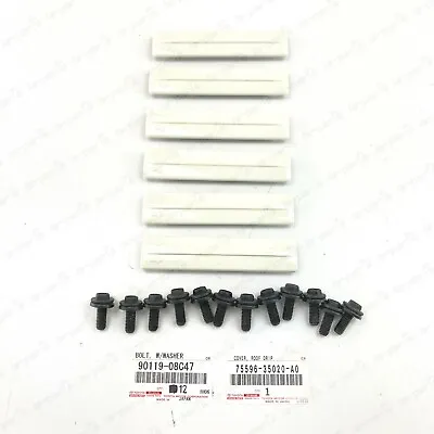 Genuine Toyota 07-14 Fj Cruiser  Roof Rack Removal Kit Cover Clips & Bolts Set • $87