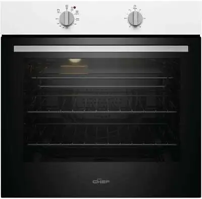 Chef 60cm Multifunction Electric Built-In Wall Oven CVE612WB • $660