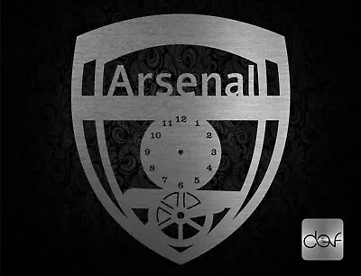 £3.97 • Buy  Arsenal FC Logo Clock- DXF CNC Sign For Plasma Laser Waterjet Router Plotter