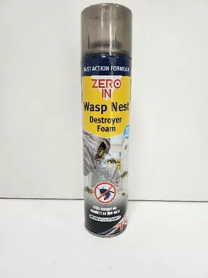 Zero In ZER904 Wasp Nest Destroyer Foam - 300ml • £7.99