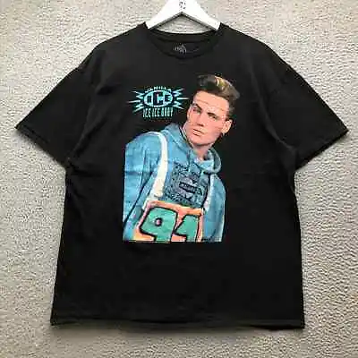 Vanilla Ice Ice Baby Music T-Shirt Men's XL Short Sleeve Crew Neck Graphic Black • $19.99