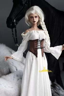 1/6 Popovy 1/4 Puyoo 1/3 SD16 SID/EID BJD Clothes Witch Dress + Lace Up Corset • $44.64