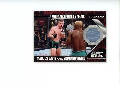 2009 Topps UFC Round 1 Marcus Davis Vs Melvin Guillard #DM-DG Fight Mat Relic C • $19.99