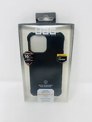 $40 • Buy UAG Urban Armor Gear Metropolis LT Case IPhone 13 Pro Max (6.7 )  - Black Kavlar