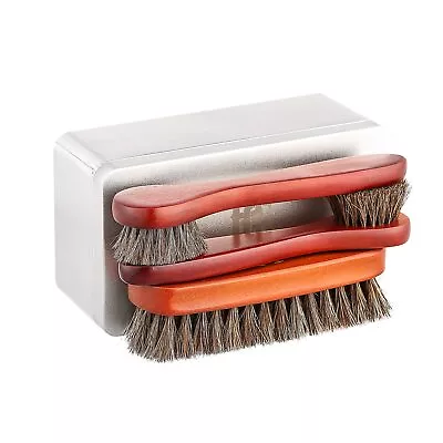 Homiegear 100% Soft Horsehair Shoes Polish Brush Suede Shoes Brush For Hats • $11.99
