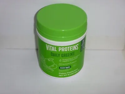 Vital Proteins Daily Greens Probiotics Green Apple 9.3oz EXP 11/24 • $15.99
