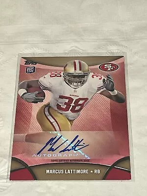 2013 Topps Auto Marcus Lattimore #TA-MLA Rookie Auto RC • $2.99