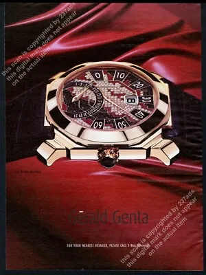 2005 Gerald Genta Octo Biretro Jewellery Watch Photo Vintage Print Ad • $9.99