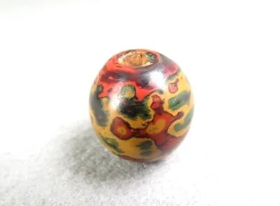 Japan Antique Wakasa Ware Multi Color Ojime Bead Meiji Inro Sagemono Netsuke • £147.88