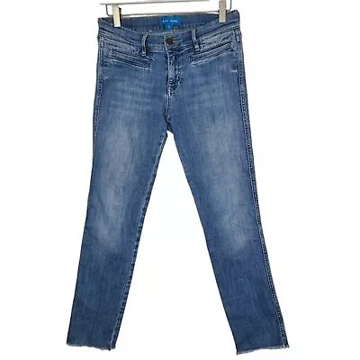 M.I.H. Paris Jeans Womens 26 Dejo Mid Rise Cropped Jeans Raw Hem Mih • $35